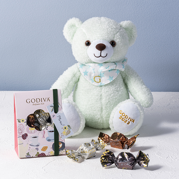 GODIVAゴディババレンタインデークマさんセットくまのぬいぐるみ