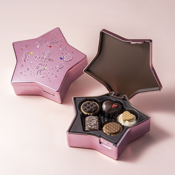 GODIVA メリーゴーランド シリーズ ハート 缶 空き缶 菓子缶 小物入れ