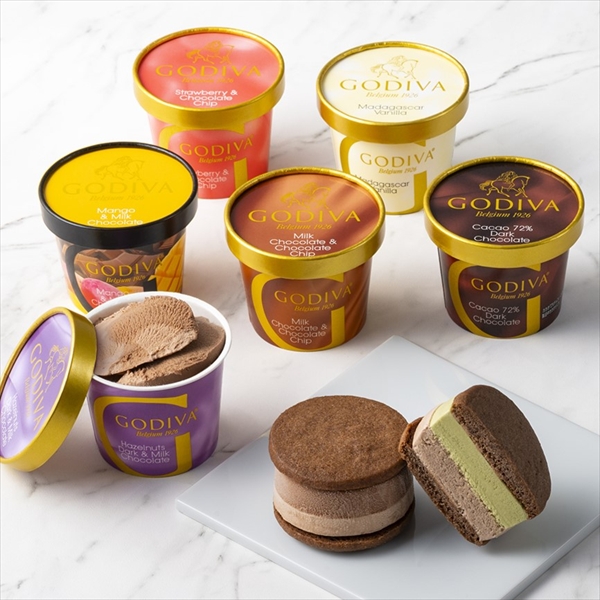 GODIVA ゴディバ 福袋  アイス　アイスクリーム　チョコレート　クッキー GODIVA(ゴディバ) アイス コレクション6個入 [CONCENT]コンセント