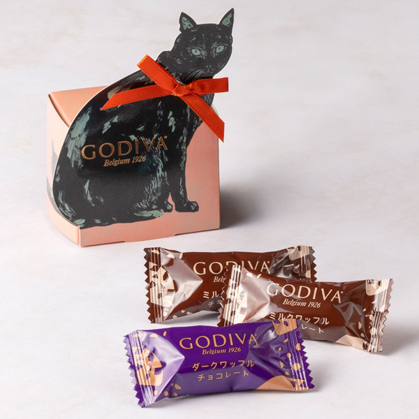 ゴディバ ブラックキャット コレクション G クリスピーショコラ アソートメント（3粒入）
