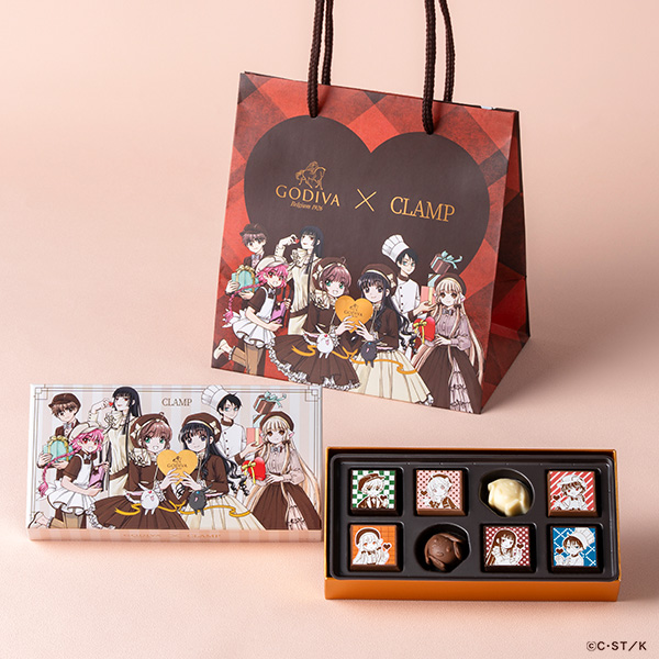 ゴディバ×CLAMP  コレクション アソートメント（8粒入）＋ギフトバッグ