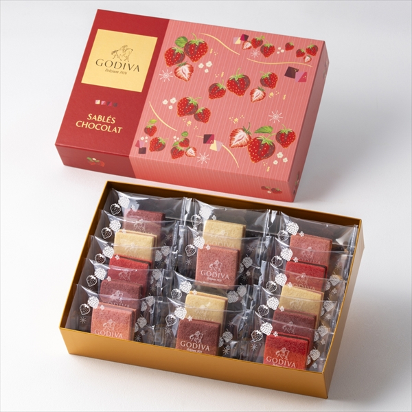 サブレショコラ ストロベリー アソートメント（14個入）