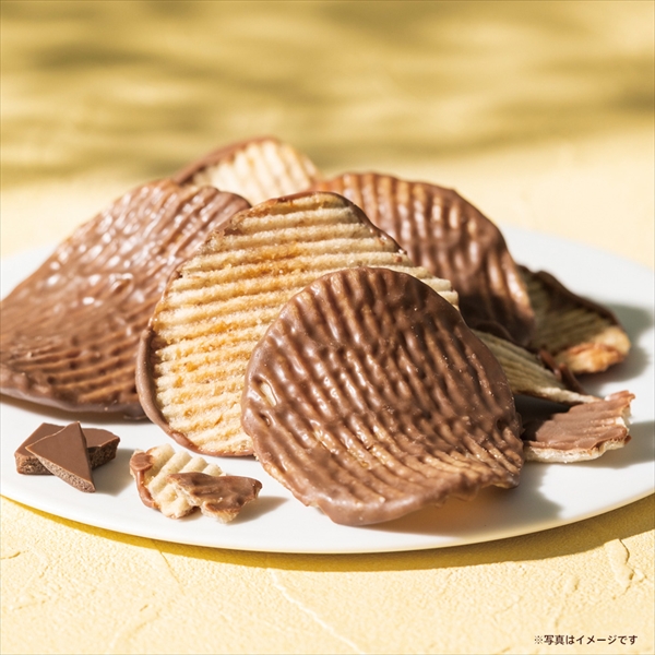 ポテトチップス チョコレート ミルク