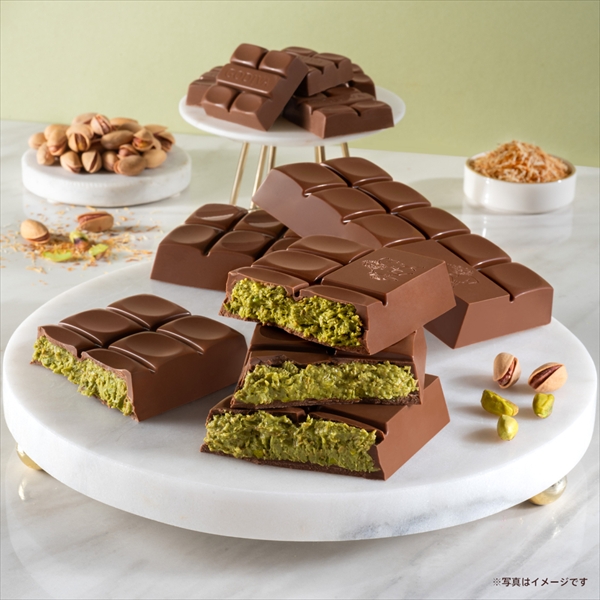 ミルクチョコレートタブレット ピスタチオ＆クリスピーカダイフ