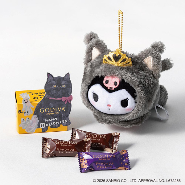ブラックキャット コレクション G クリスピーショコラ（3粒入）+クロミ ぬいぐるみチャーム