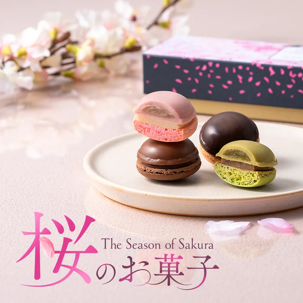 桜のチョコレートスイーツ