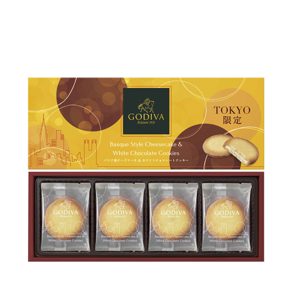 GODIVA バスク風チーズケーキ＆ホワイトチョコレートクッキー