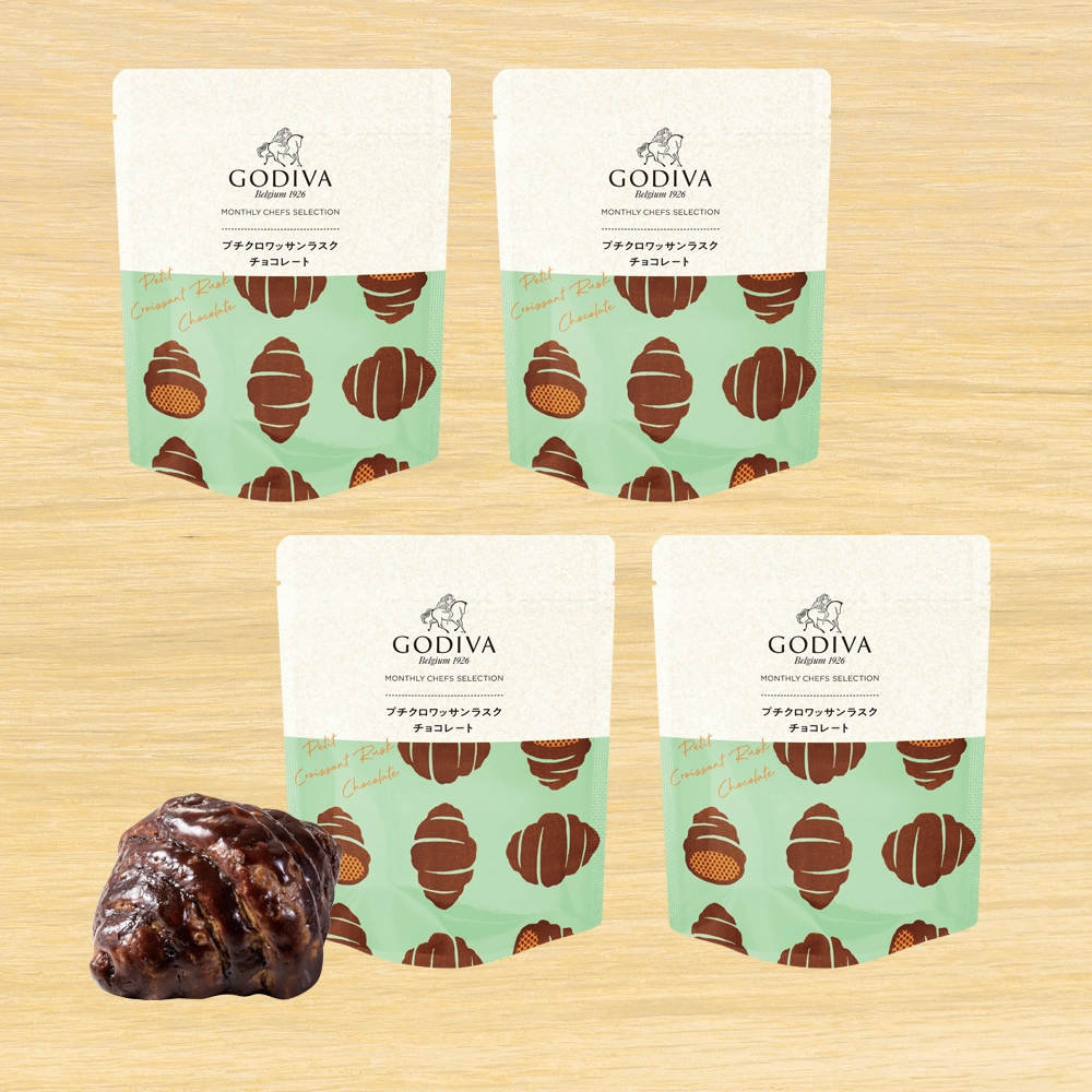 【オンラインショップ限定・4点セット】プチクロワッサンラスク チョコレート