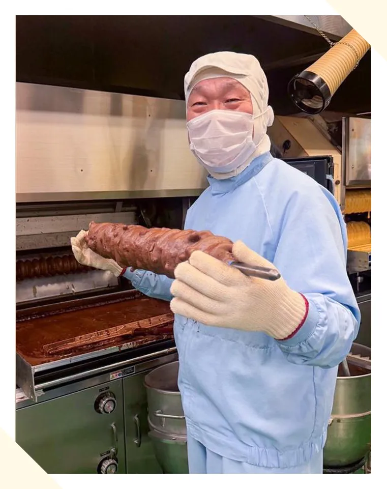 株式会社三英商会 株式会社ポニー製菓 工場長 小川雅民 さん