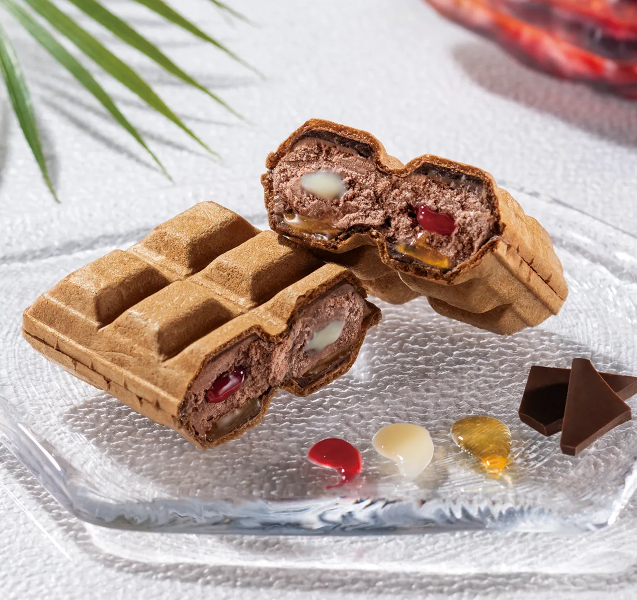 南国白くま最中 チョコレート