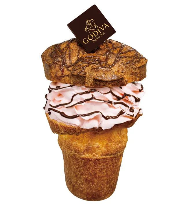 シューソフトクリーム ストロベリー＆チョコレート
