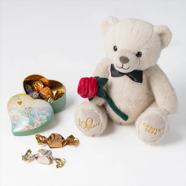 アーリースプリング ベア＆G キューブ アソートメント ミニハート缶（5粒入）