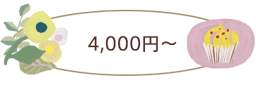 4,000円~