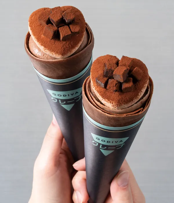 クレープ ハートのガトー生ショコラブリュレ